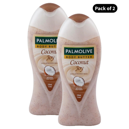 Palmolive Coconut Joy Butter Body Wash (250ml)(Pack of 2)