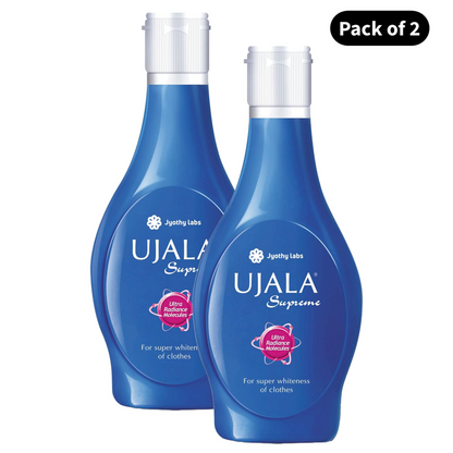 Ujala Supreme of Clothes Fabric Whitener (250ml)(Pack of 2)