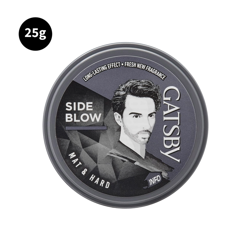 Side Blow Gatsby Mat & Hard Hair Styling Wax 25g