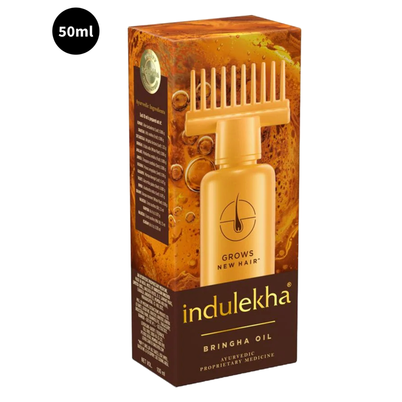 Ayurvedic Indulekha Grows New Hair Bringha Hair Oil 50ml