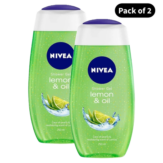 Nivea Lemon & Oil Shower Gel (250ml)(Pack of 2)