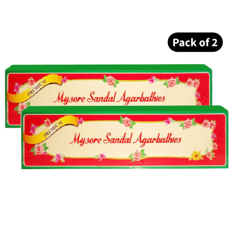 Mysore Sandal Agarbathies (125gm)(Pack of 2)