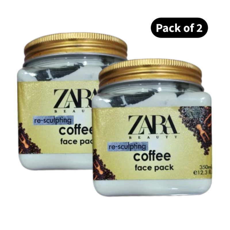 Zara Beauty Coffee Face Pack (350ml)(Pack of 2)