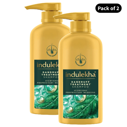 Indulekha Dandruff Treatment Shampoo (580ml)(Pack of 2)