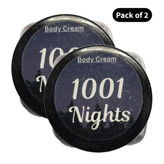 Perfume Body Cream 1001 Nights (10gm) (Pack of 2)