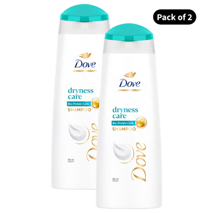 Dove Dryness Care Shampoo (80ml)(Pack of 2)