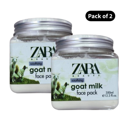 Zara Beauty Goat Milk Face Pack (350ml)(Pack of 2)