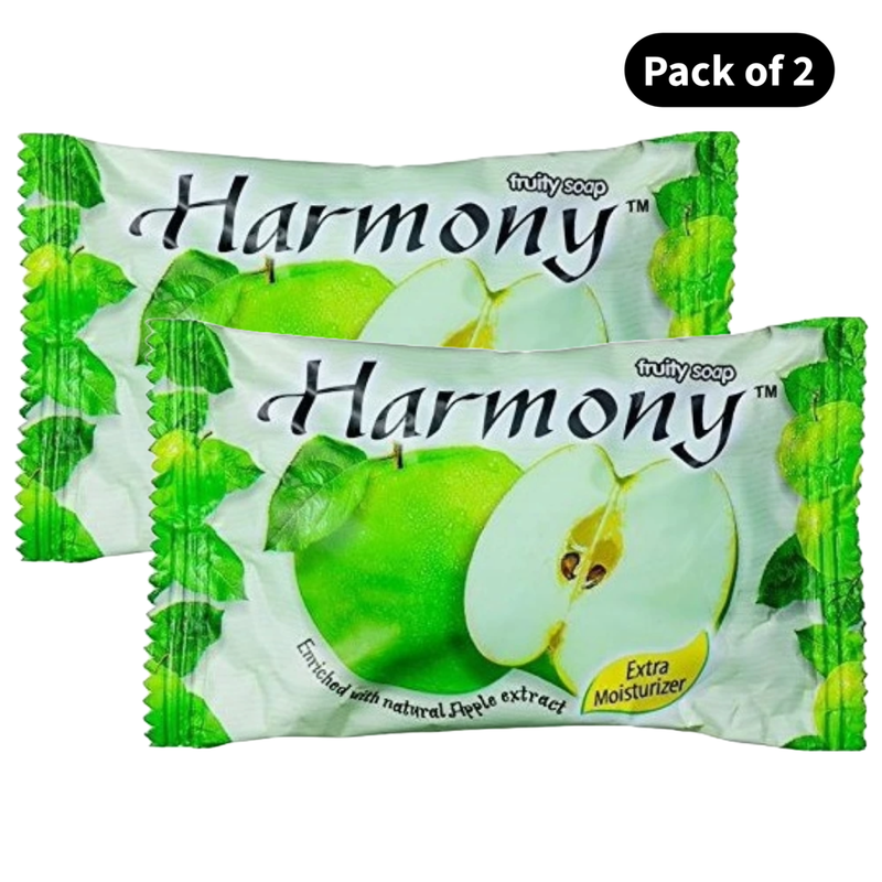 Harmony Apple Extract Fruit Soap (75gm)(Pack of 2)