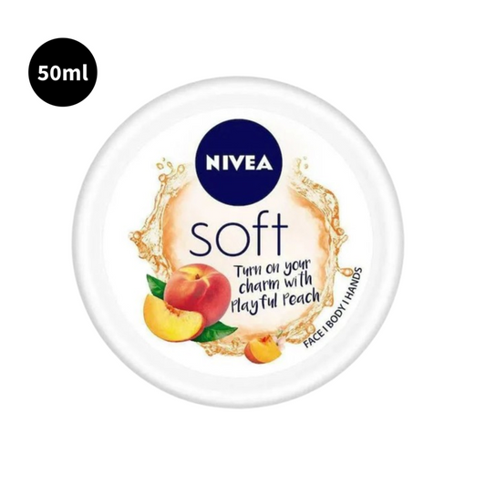 Soft Nivea Peach & Vanilla Moisturising Cream 50ml