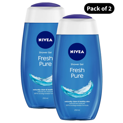 Nivea Fresh Pure Shower Gel (250ml)(Pack of 2)