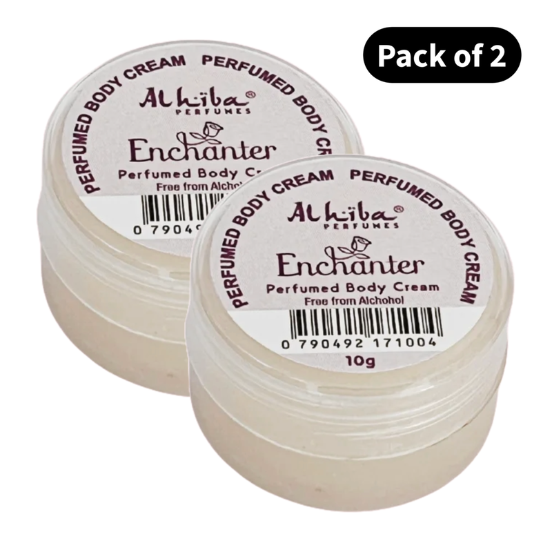 Al Hiba Perfume Body Cream Enchanter (10gm) (Pack of 2)