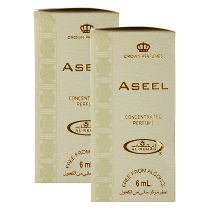 Al Rehab Aseel Concentrated Perfume 6ml Pack of 2