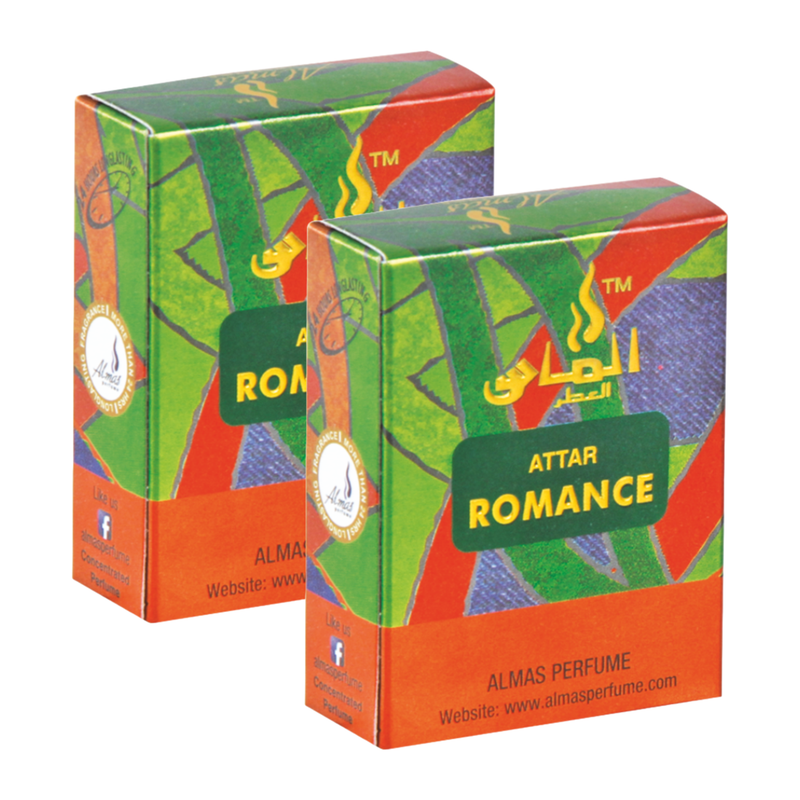 Al Mas Perfume Attar Romance Roll On 3ml Pack of 2