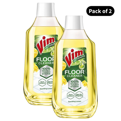 Vim Lemon Floor Cleaner (500ml)(Pack of 2)