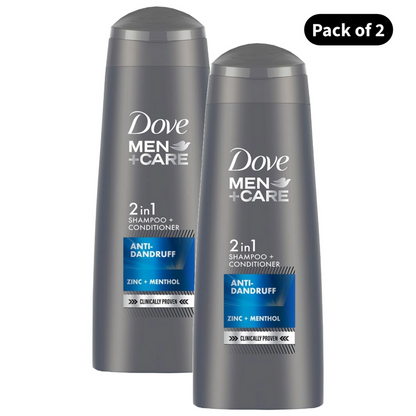 Dove Anti-Dandruff 2 in 1 Shampoo + Conditioner (180ml)(Pack of 2)