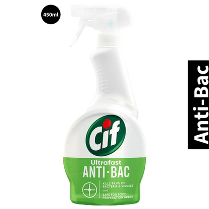 Cif Ultrafast Anti-Bacteria & Viruses Spray (450ml)(Pack of 1)