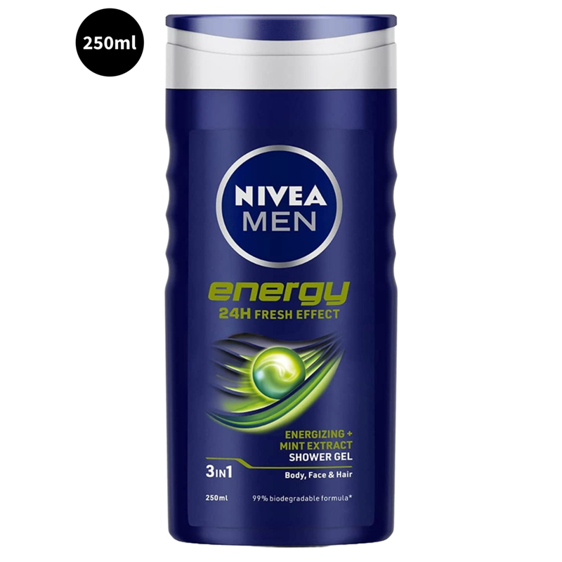 Nivea Men Energizing + Mint Extract Shower Gel Energy 250ml