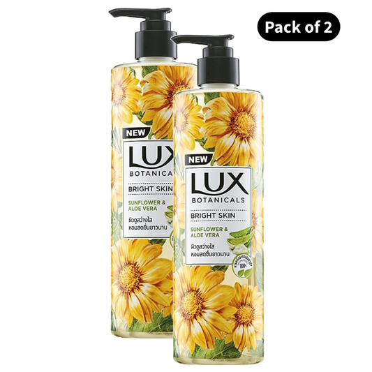 Lux Sunflower & Aloe Vera Body Wash (450ml)(Pack of 2)