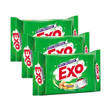 Exo Anti-Bacterial Round Ginger Twist Dishwash Bar 50g Pack of 3
