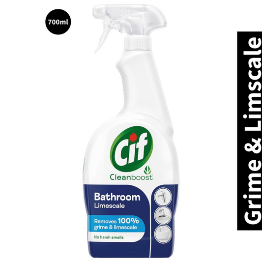 Cif Clean Boost Power + Shine Bathroom Spray (700ml)(Pack of 1)