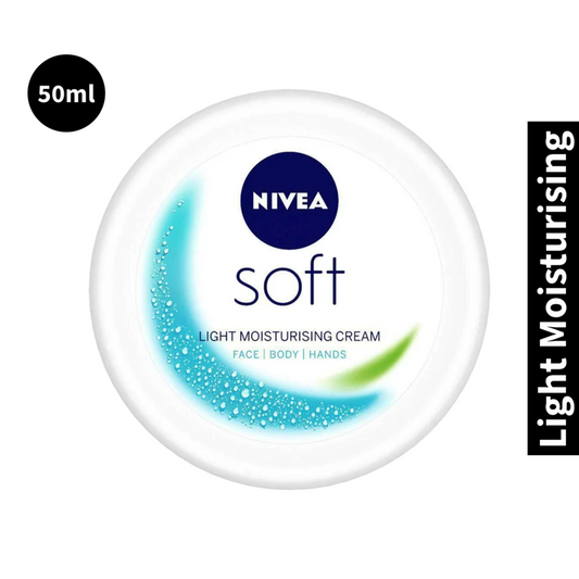 24 Hour Hydration Nivea Soft Light Moisturising Cream 50ml