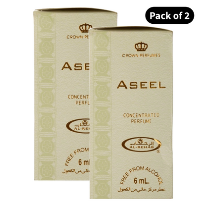 Al Rehab Aseel Perfume (6ml)(Pack of 2)