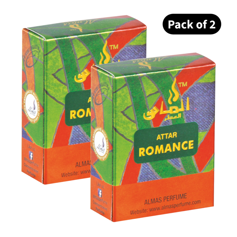 Al Mas Perfume Romance (3ml)(Pack of 2)