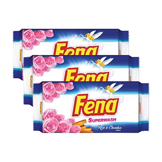 Fena Mahabar Advance Rose & Chandan Washing Bar 200g Pack of 3