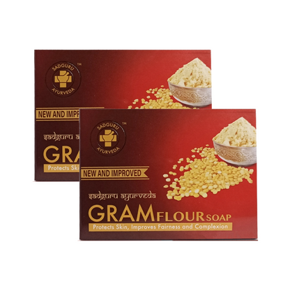 Sadguru Ayurveda Gramflour Soap 75g Pack of 2