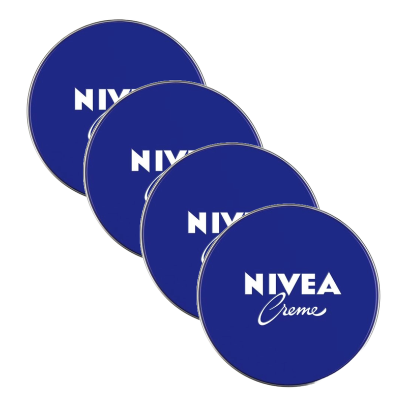 Nivea Crème 24 Hour Moisture Skin Cream 60ml Pack of 4