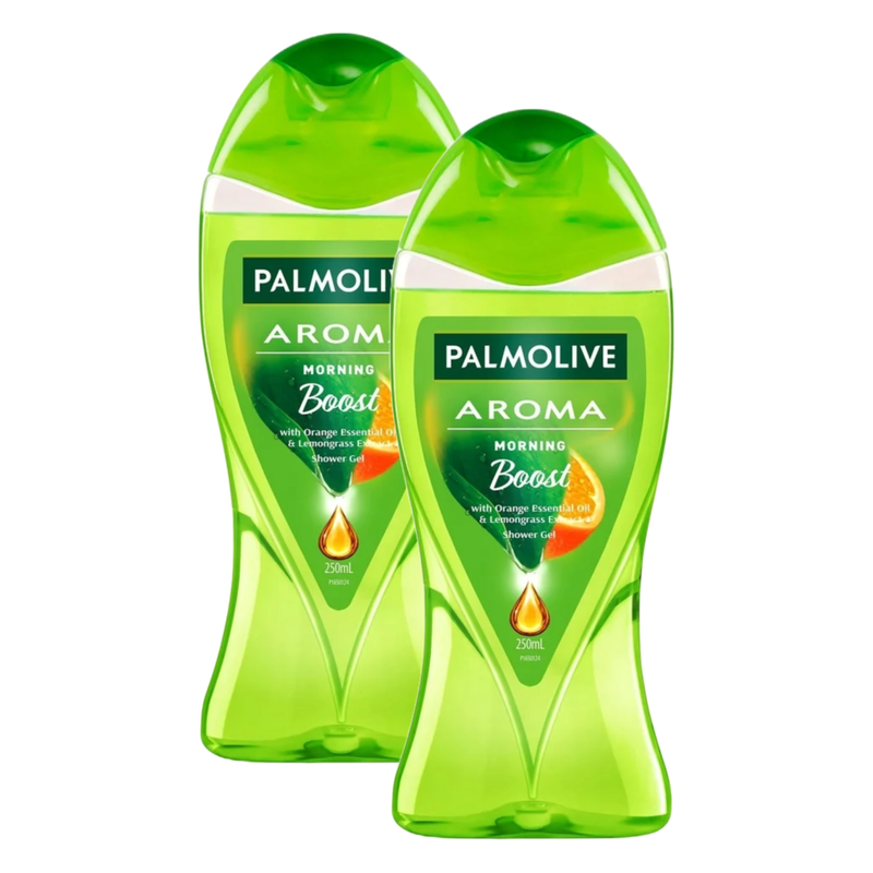 Palmolive Aroma Morning Boost Orange & Lemongrass Shower Gel 250ml Pack of 2