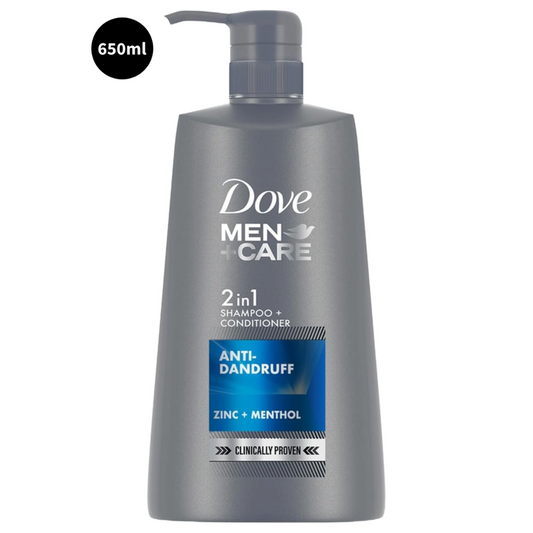 Dove Anti-Dandruff 2 in 1 Shampoo + Conditioner Men+Care 650ml