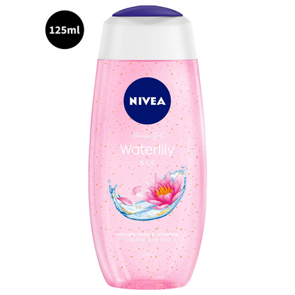 Nivea Naturally Caring & Refreshing Shower Gel Waterlily & Oil 125ml