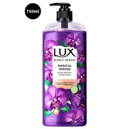 Lux Black Orchid & Juniper Scent Body Wash Magical Orchid 750ml