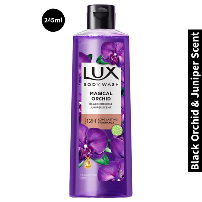 Lux Black Orchid & Juniper Scent Body Wash Magical Orchid 245ml