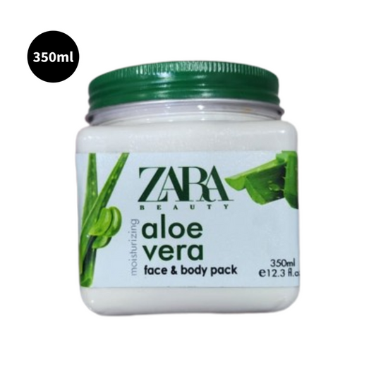 Zara Moisturizing Aloe Vera Face & Body Pack Beauty 350ml