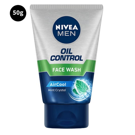 Nivea Men AirCool Mint Crystal Face Wash Oil Control 50gm