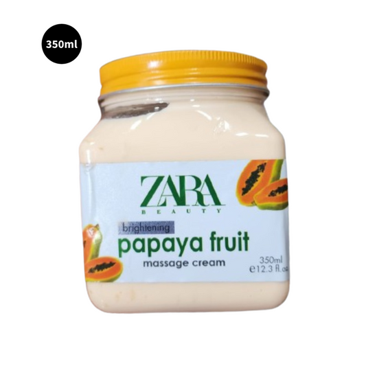 Zara Papaya Fruit Massage Cream Beauty Brightening 350ml