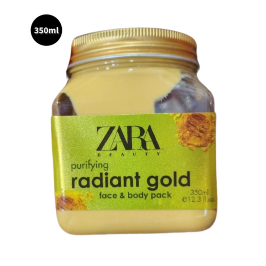 Zara Radiant Gold Face & Body Pack Beauty Purifying 350ml