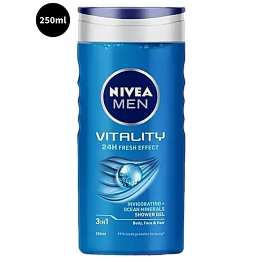 Nivea Men Invigorating + Ocean Minirals Shower Gel Vitality 250ml