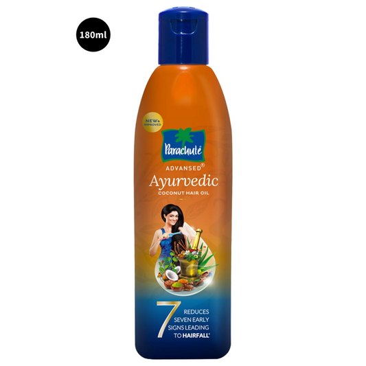 Parachute Ayurvedic Advanced Hair Oil (180ml)(Pack of 1)