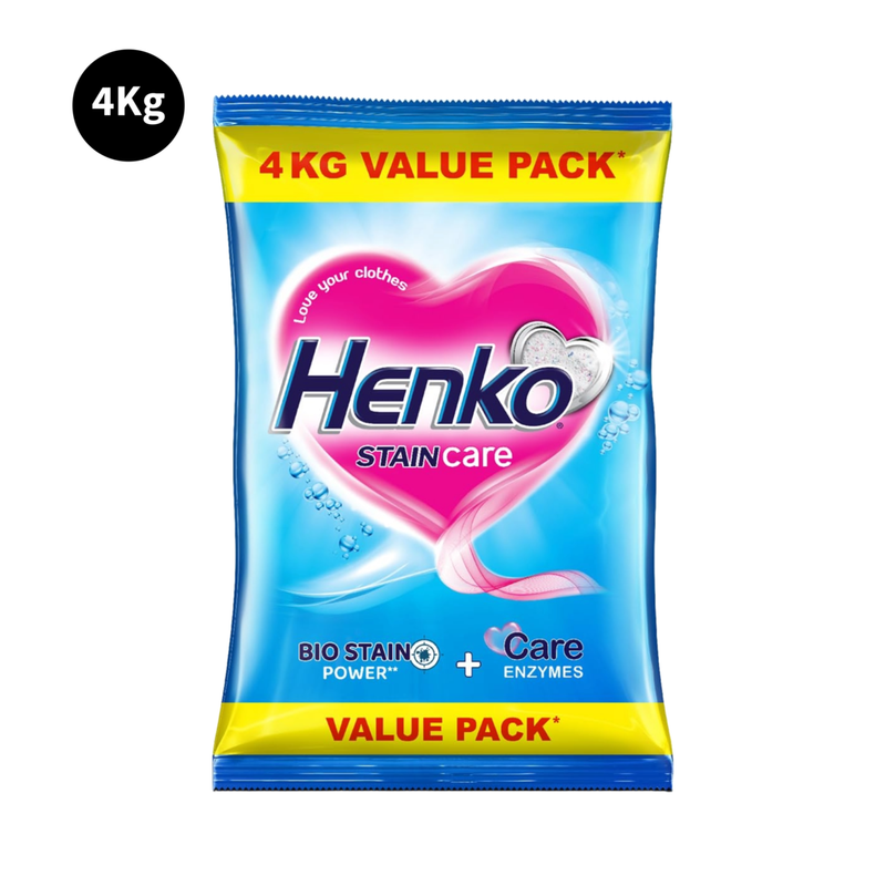 Henko Bio Stain Detergent Powder Stain Care 4Kg