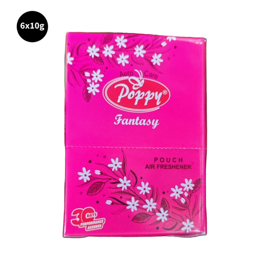 Poppy Fantasy Pouch Air Freshener Natural Fresh 6x10gm