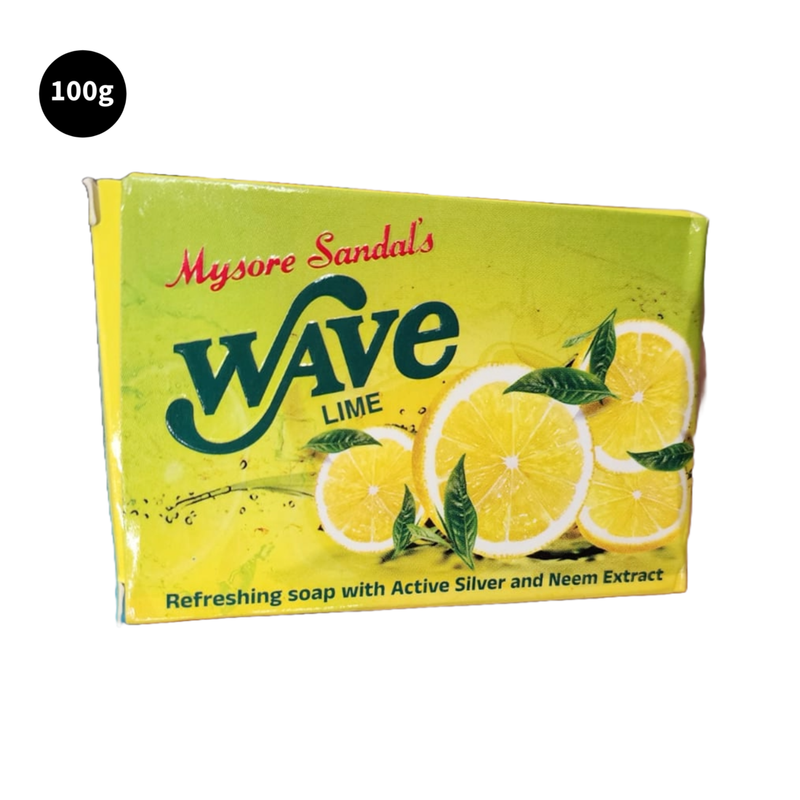 Mysore Refreshing Neem Extract Soap Sandal Wave Lime 100gm