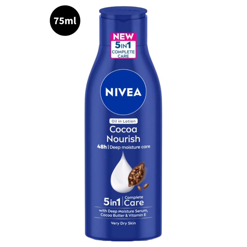 Nivea 48H Deep Moisture Care Lotion Cocoa Nourish 75ml