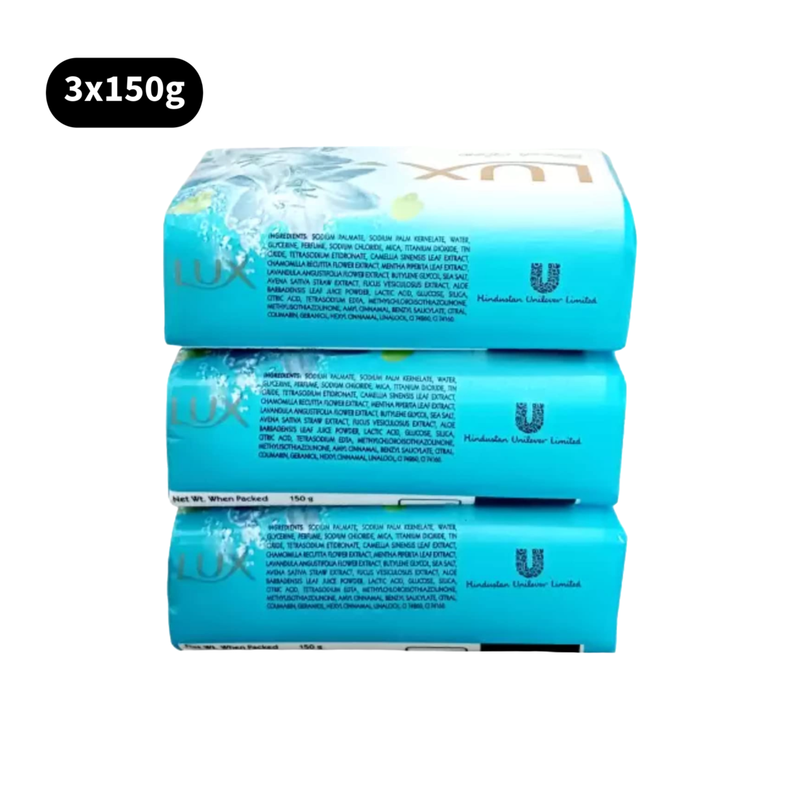 Lux Lotus Vitamin C + Mint Soap Fresh Glow Plus (3x150gm)