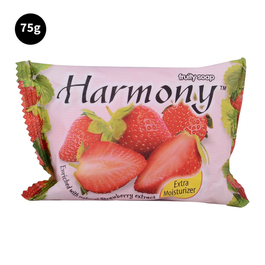 Harmony Extra Moisturizer Fruit Soap Strawberry Extract 75gm