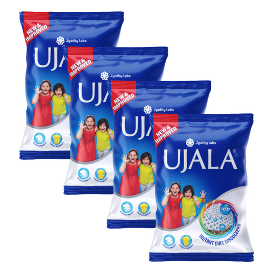 Ujala Instant Dirt Dissolvers Detergent Washing Powder 4Kg Pack of 4