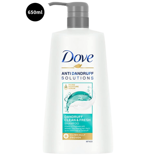 Dove Dandruff Clean & Fresh Shampoo Anti Dandruff Solution 650ml