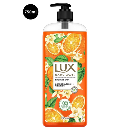 Lux Orange Blossom + Vitamin C Body Wash Radiant Skin 750ml